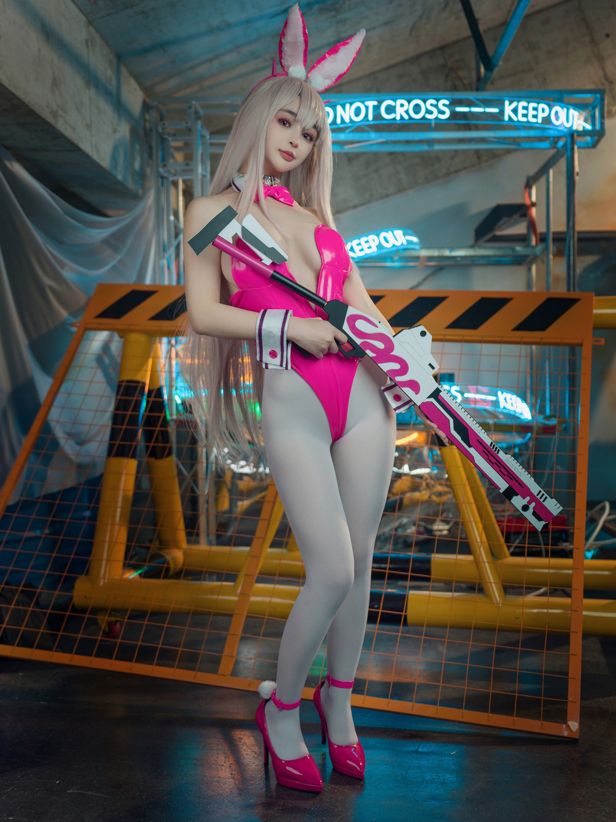 Cosplay 桜井宁宁 Viper Bunny 毒蛇兔女郎 2
