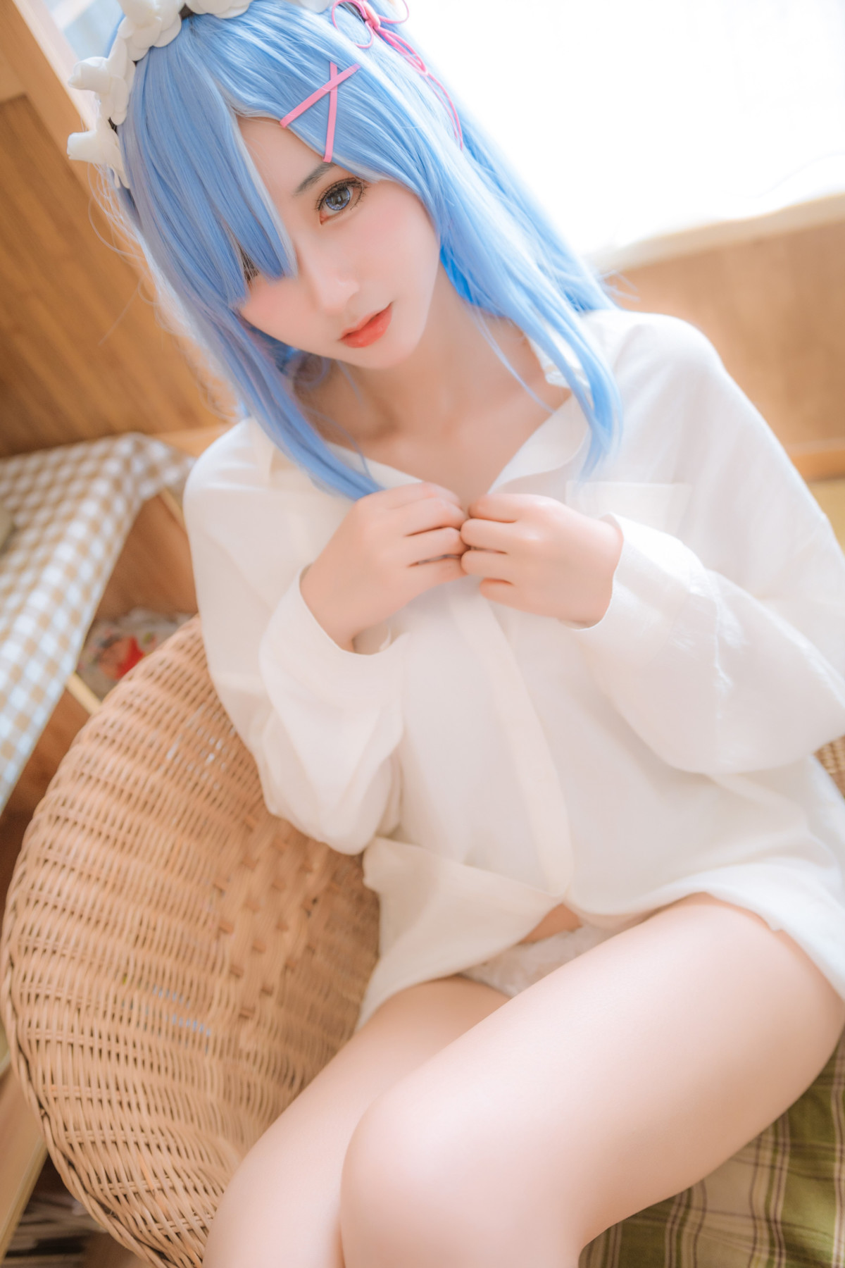 Cosplay 羽生三未图集 蕾姆 36