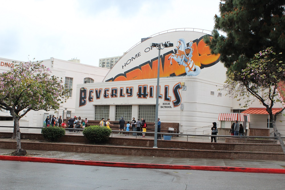 beverly hills high school tour