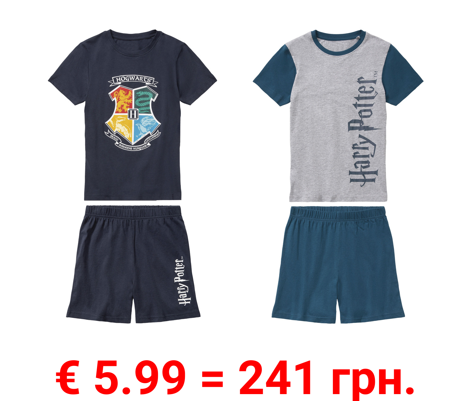 Kinder Jungen Pyjama-Shorty, 2-teilig, mit coolem Print