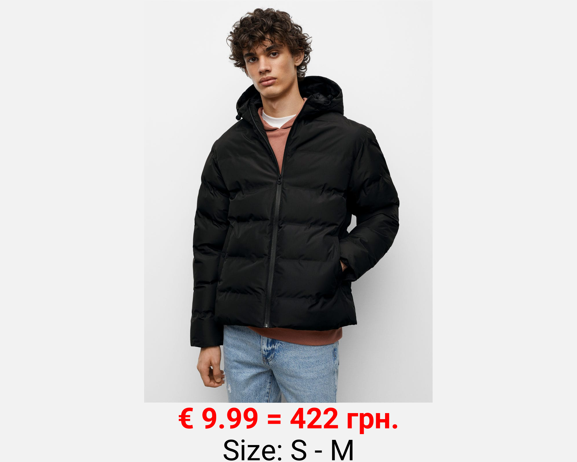 Anorak acolchado capucha