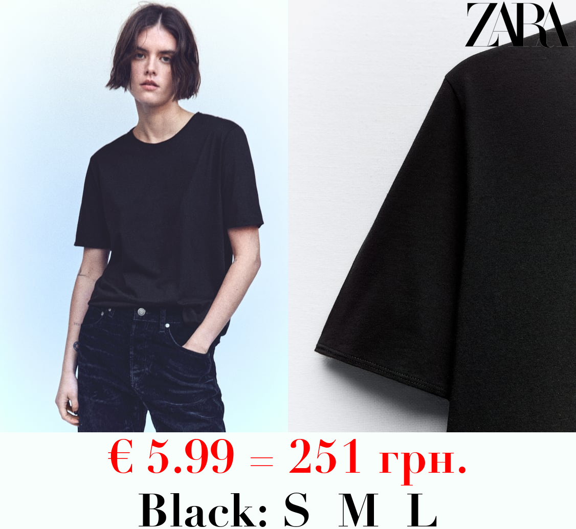 FADED COTTON T-SHIRT