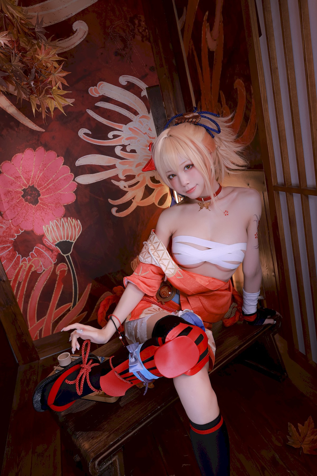 水淼aqua Cosplay 宵宫 Vol.01 22