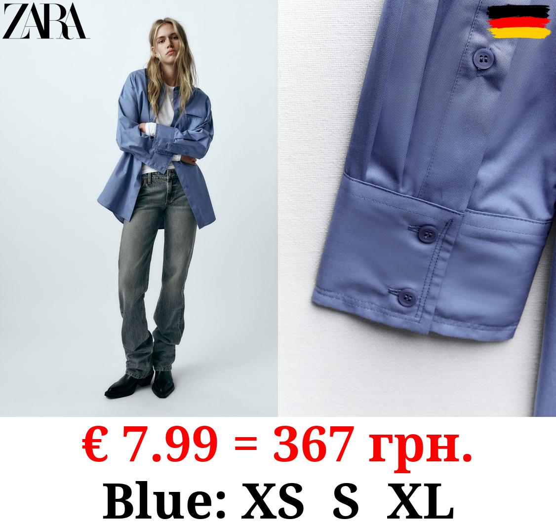 OVERSIZE GABARDINE SHIRT