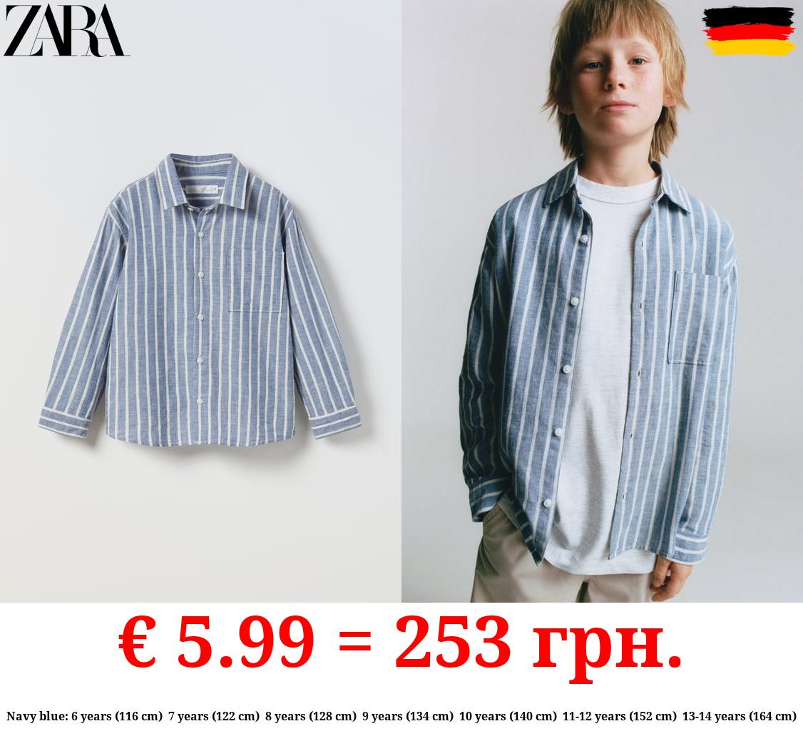 STRIPED SHIRT WITH POCKET