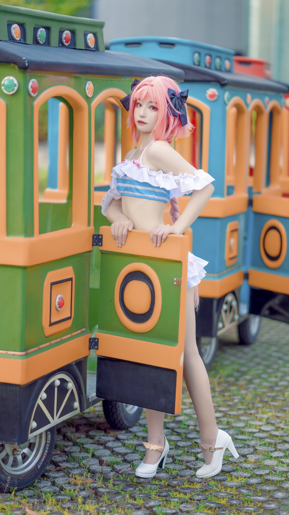 Cosplay 海藻酸钠 阿福jk 阿福泳装 Ray 18