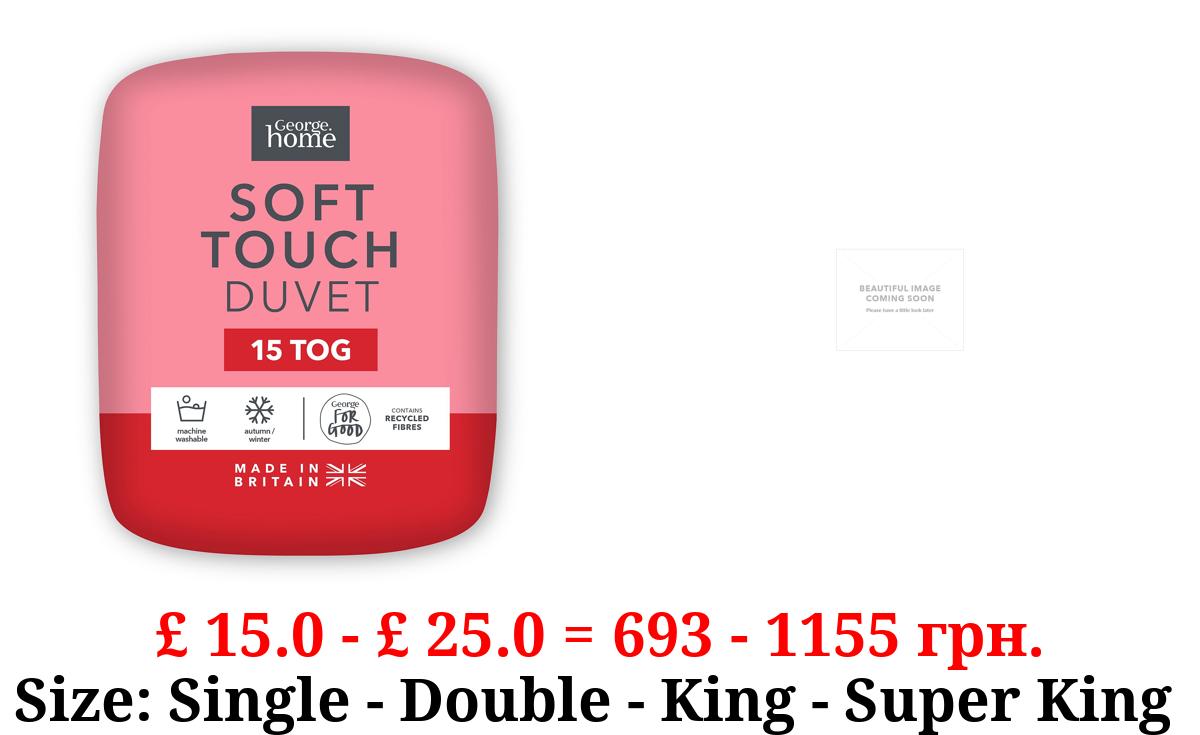 Winter Warm Soft Touch Duvet 15 Tog