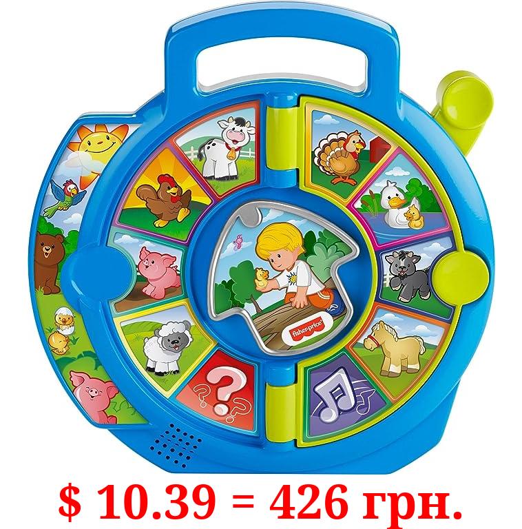 Fisher-Price Little People Toddler Learning Toy World of Animals See ‘N Say with Music and Sounds for Ages 18+ Months