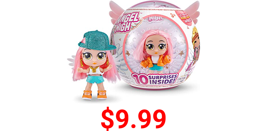 Itty Bitty Prettys Angel High Zesti-Beats Collectible Doll with 10 Surprise Accessories by ZURU