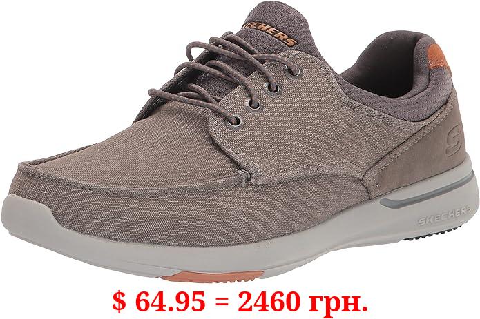 Skechers Men's Relaxed Fit-elent-mosen Boat Shoe