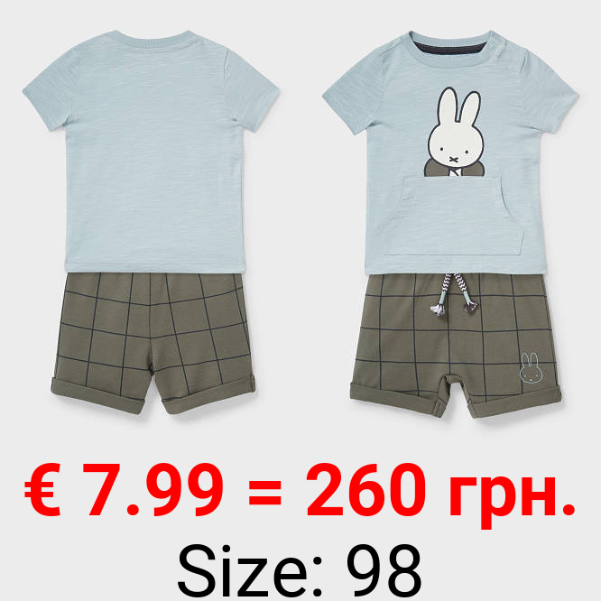 Miffy - Baby-Outfit - Bio-Baumwolle - 2 teilig