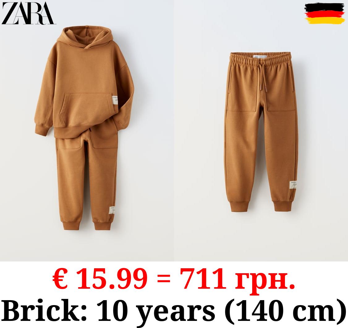 PLUSH HOODIE AND TROUSERS CO ORD