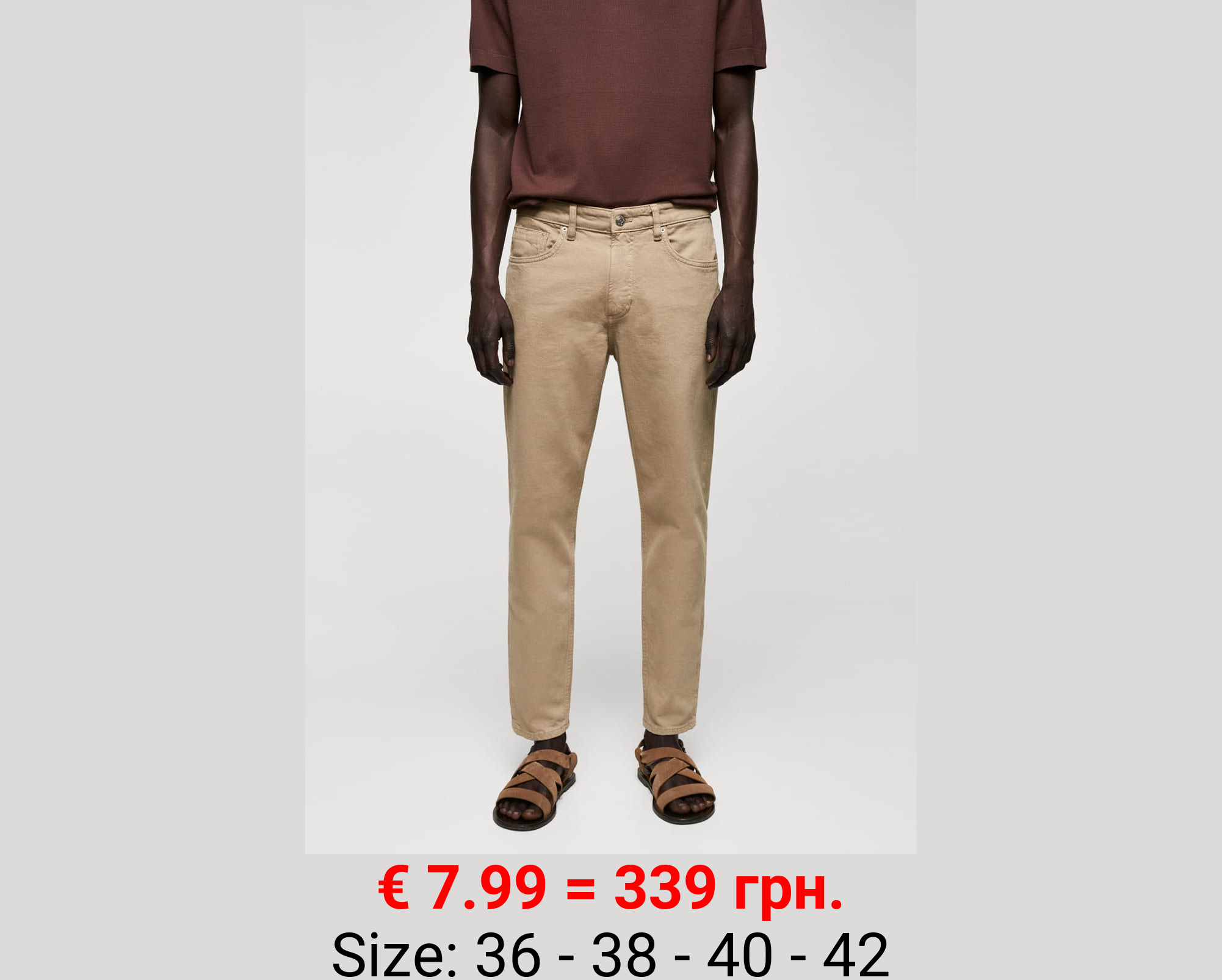 Jeans ben tapered cropped