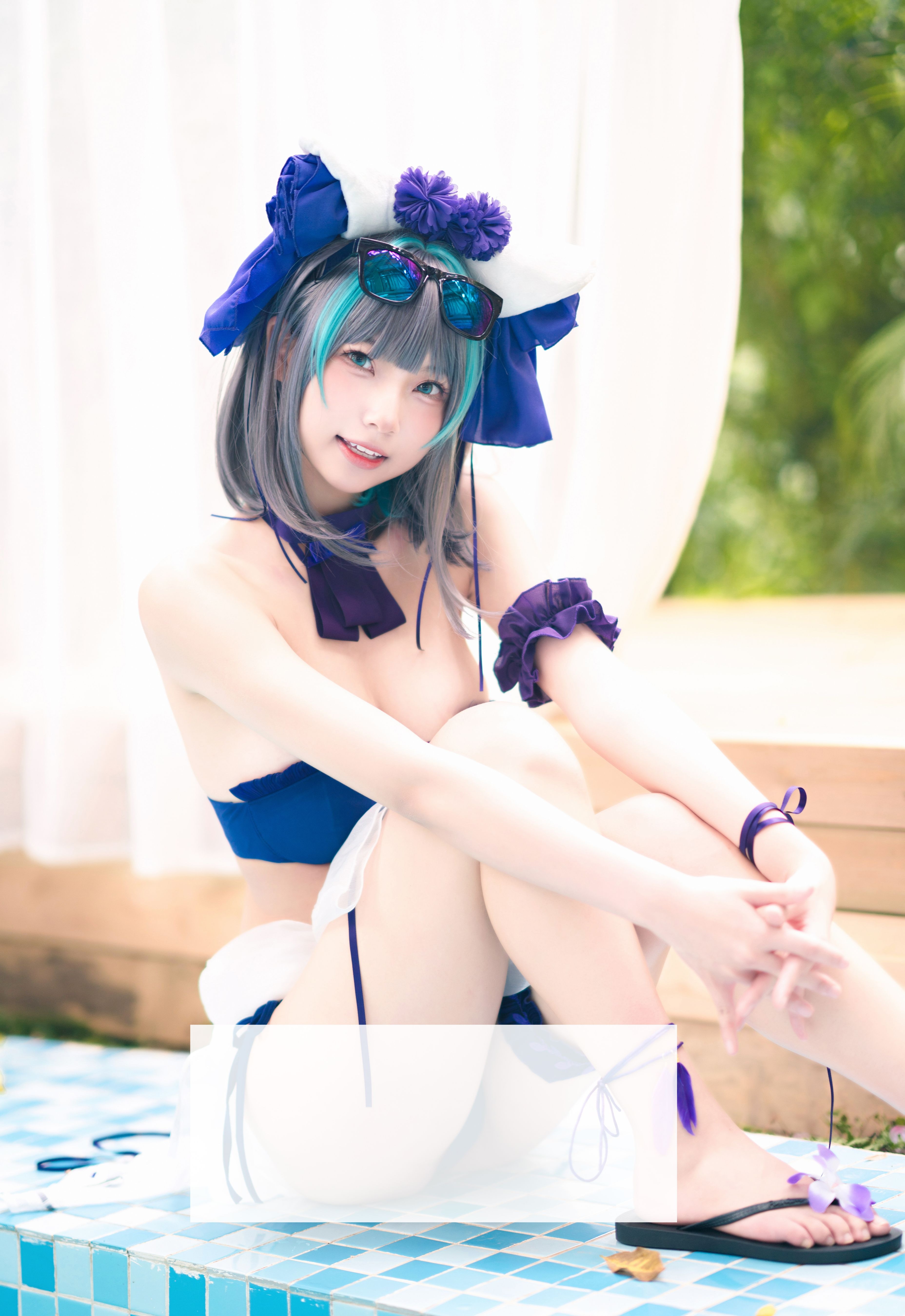 橙喵 柴郡COS 着水 [16P-210MB] 4