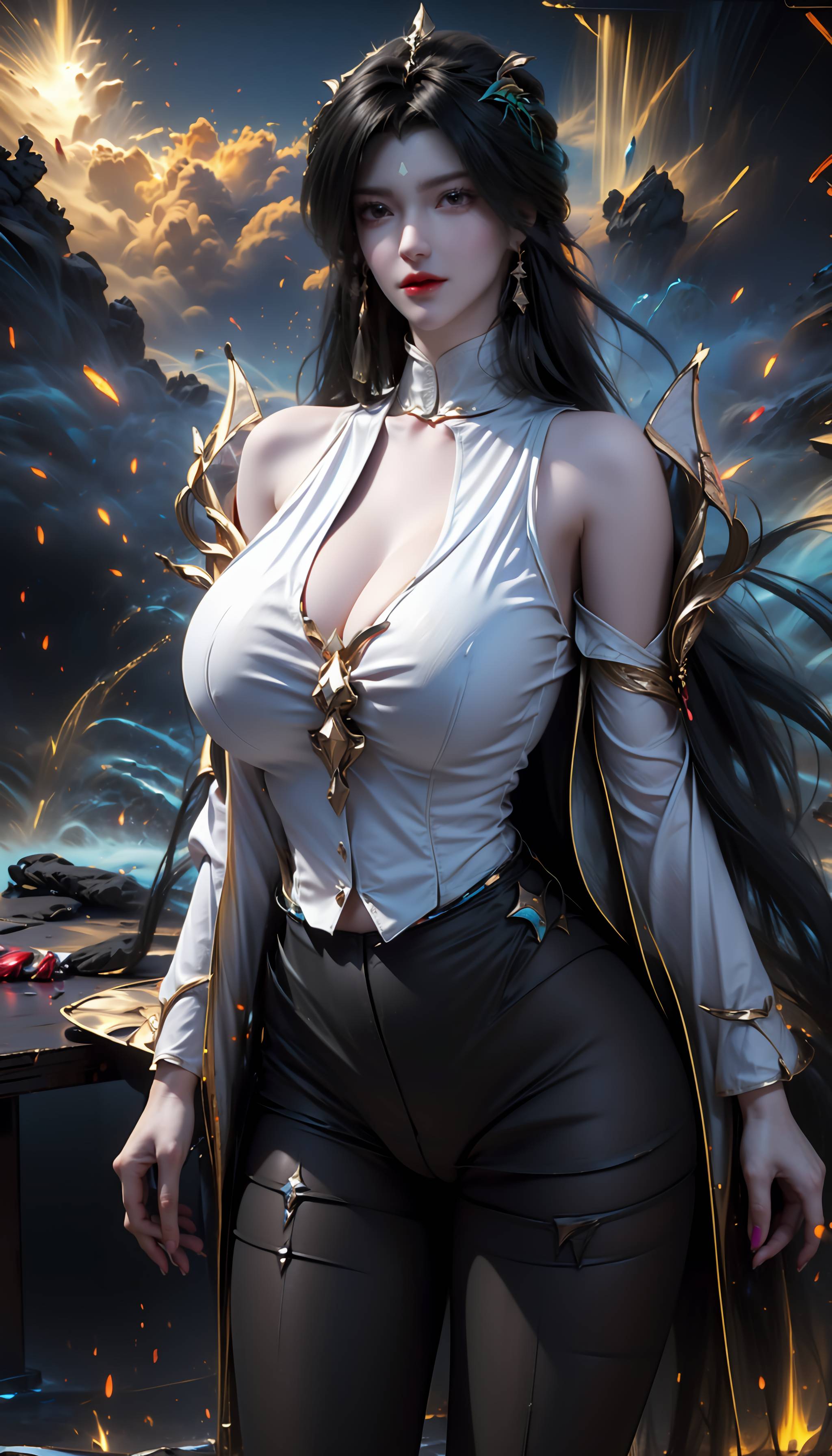 图片[68]-完美世界-柳神 黑丝衬衫-六色网