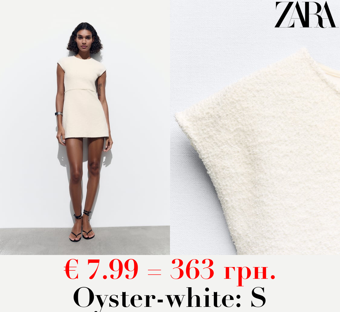 TEXTURED JACQUARD DRESS