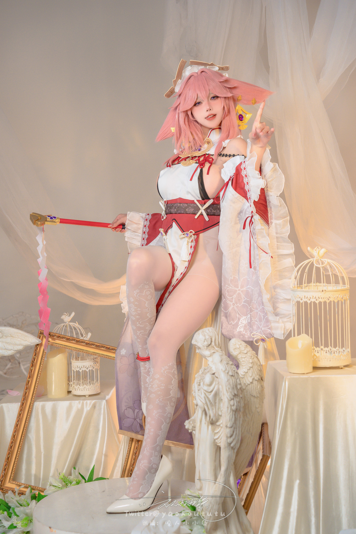 Cosplay 黏黏团子兔 春江水暖 神子贺岁 Set.01 11