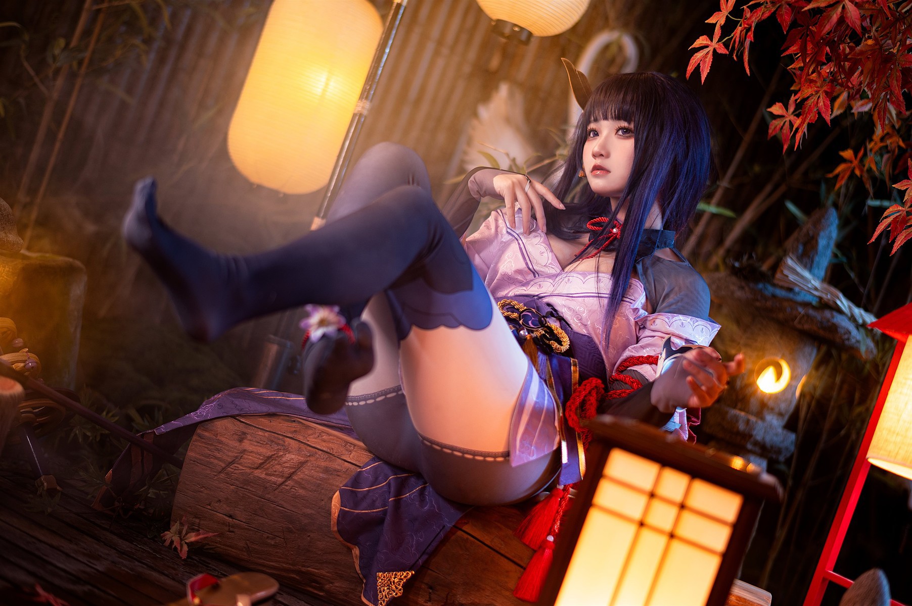 Cosplay 伊喵君 景三 八重 雷神 双倍快乐 11