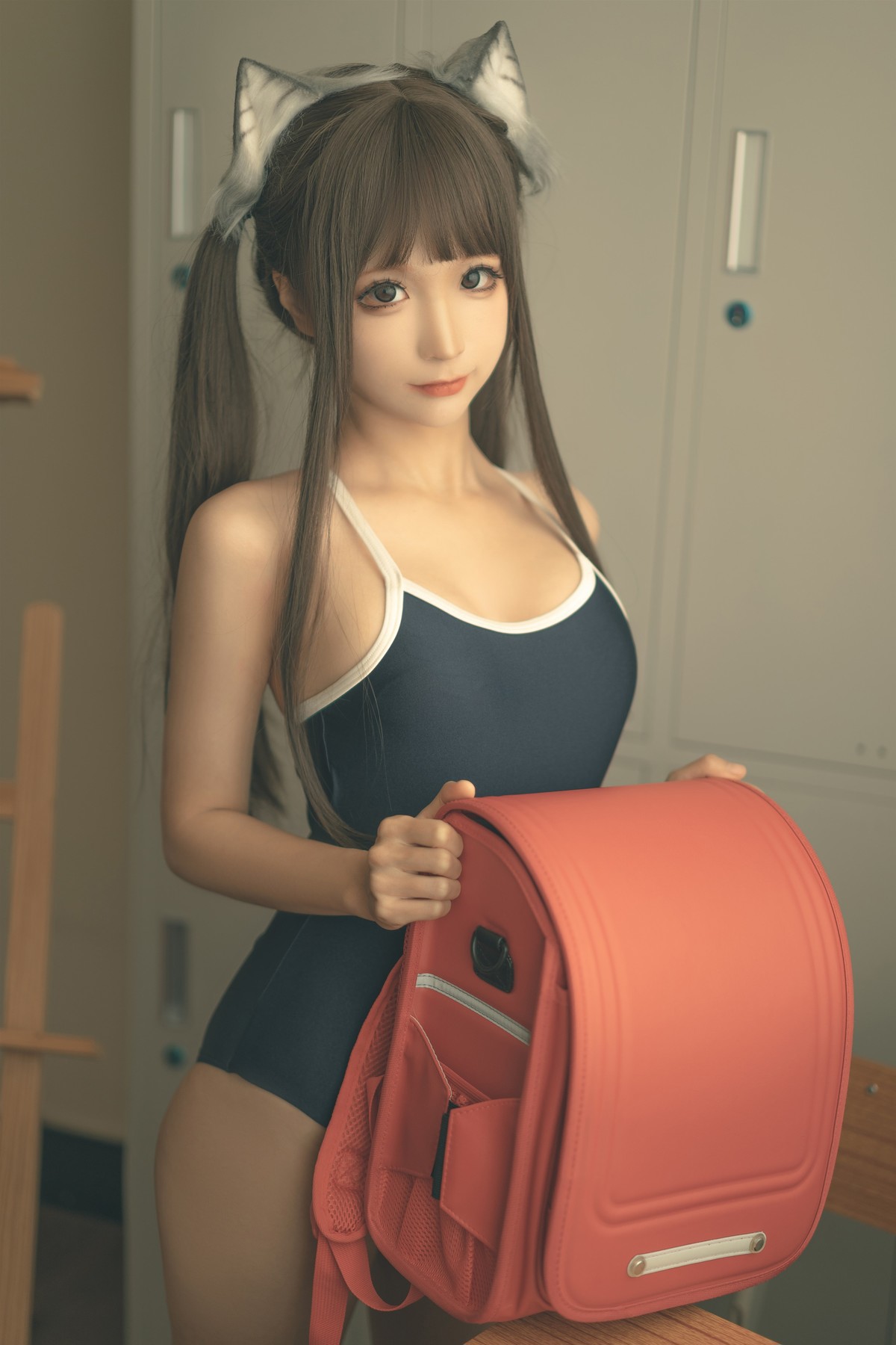 蠢沫沫 Cosplay 放学后 34