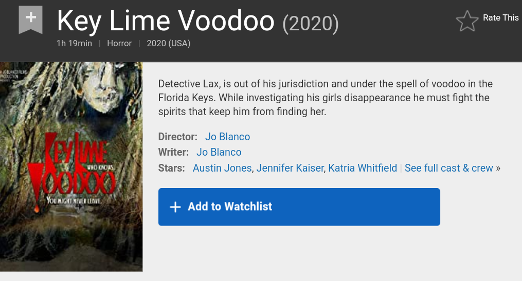 Key Lime Voodoo (2020) WEBRip 720p Telegraph