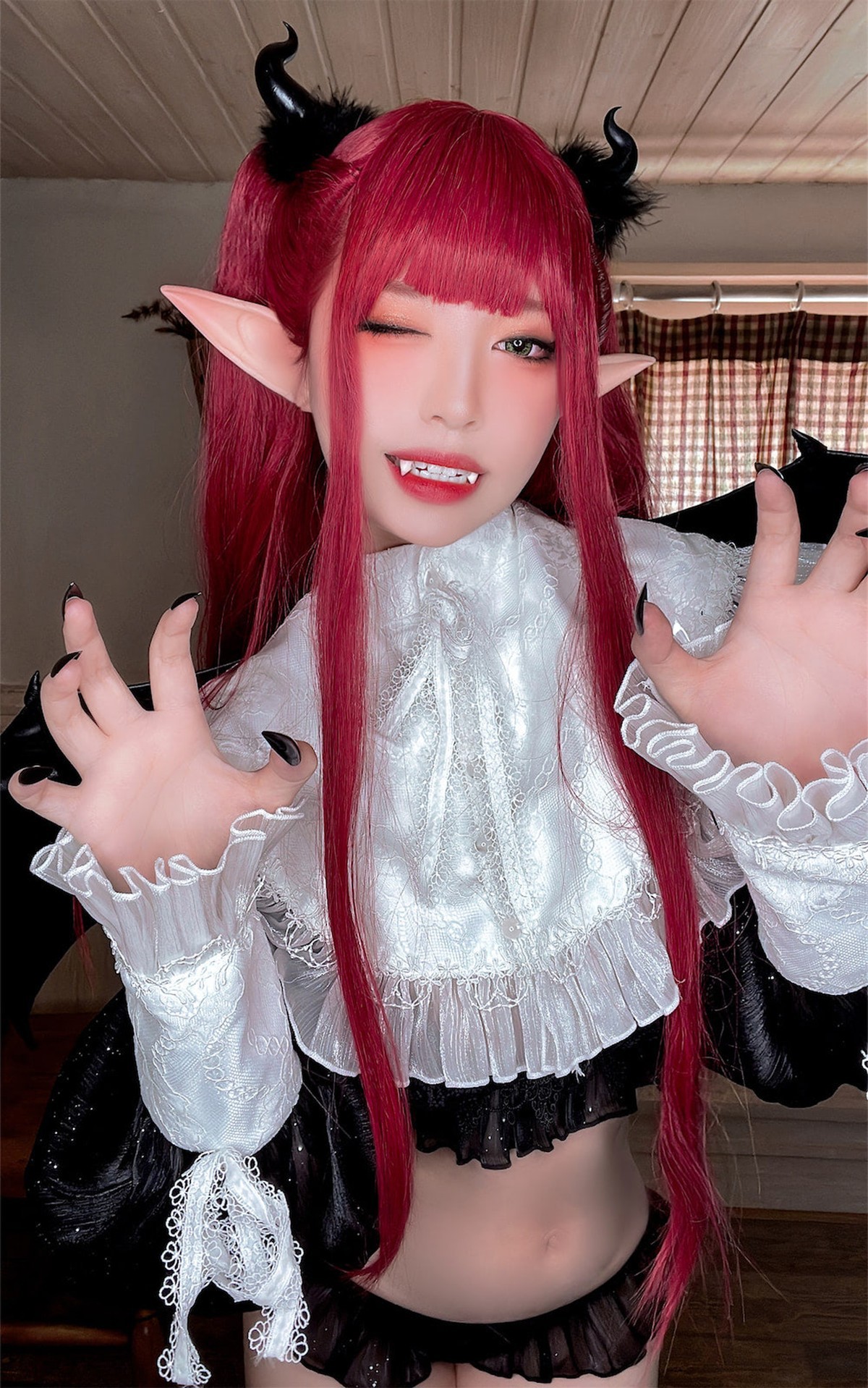 Cosplay 半半子Banbanko 小恶魔利兹 39
