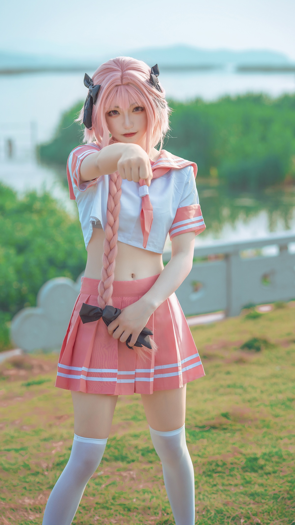 Cosplay 海藻酸钠 阿福jk 阿福泳装 Ray 2