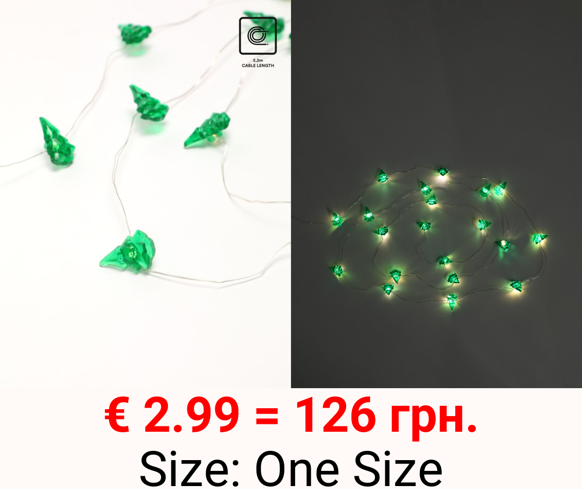 20 LED Christmas light garland