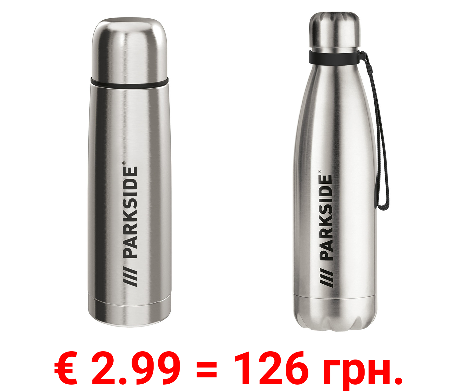 PARKSIDE® Isolierflasche, aus Edelstahl