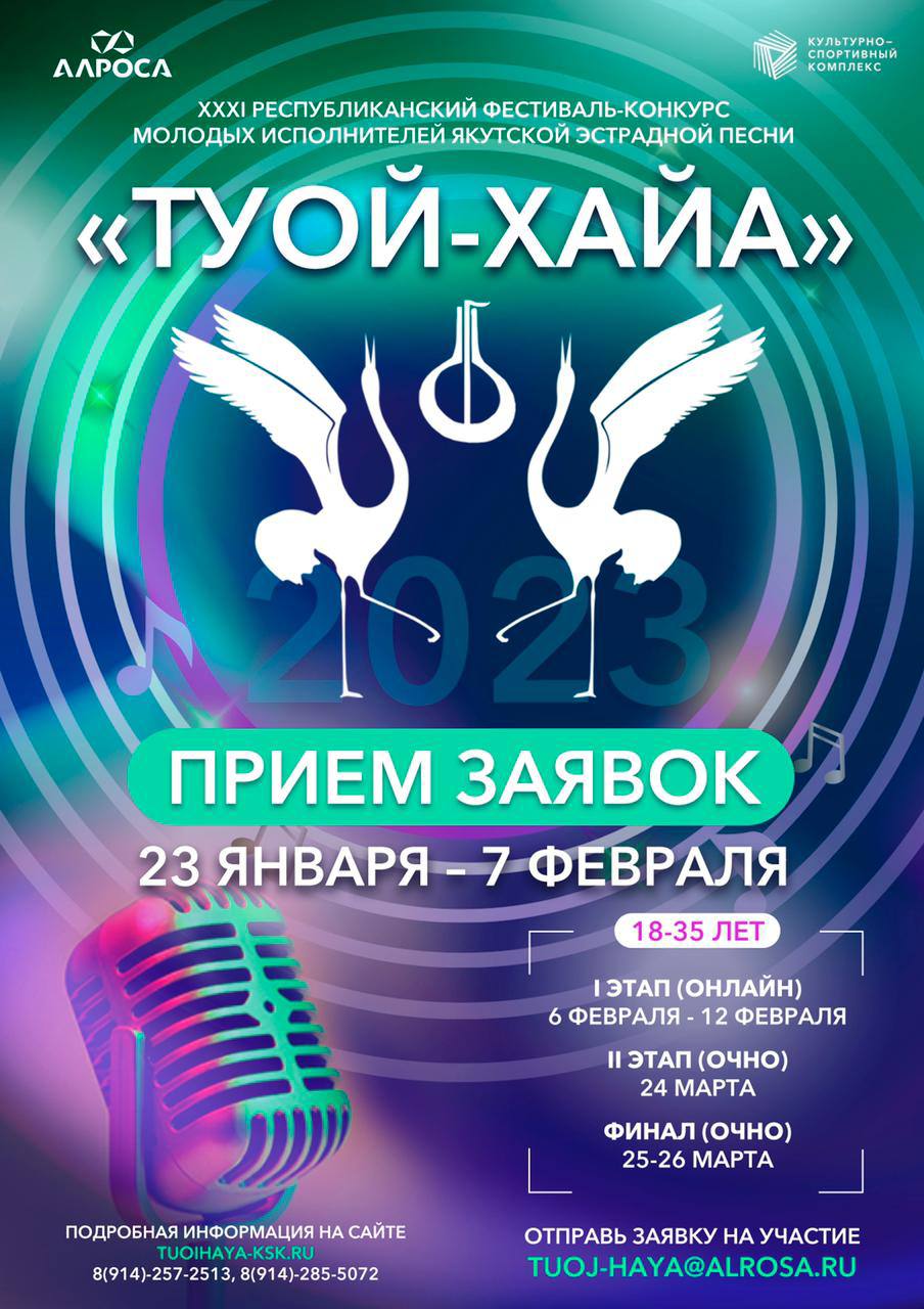 Конкурс Туой-Хайа: Призовой фонд-685 тысяч рублей, спешите подать заявку