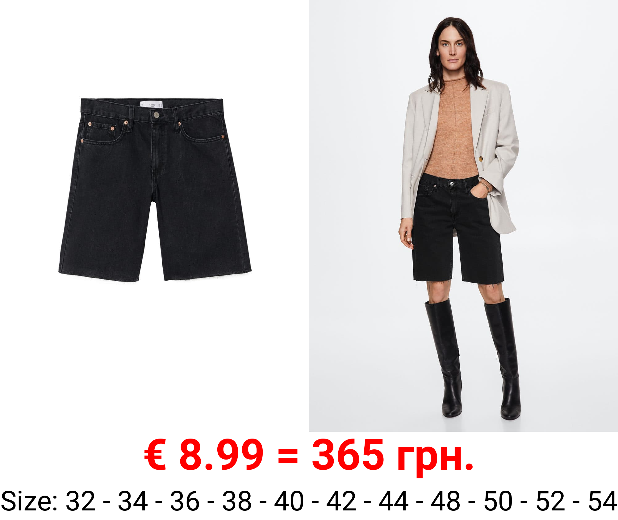 bermudas vaqueras bajo deshilachado