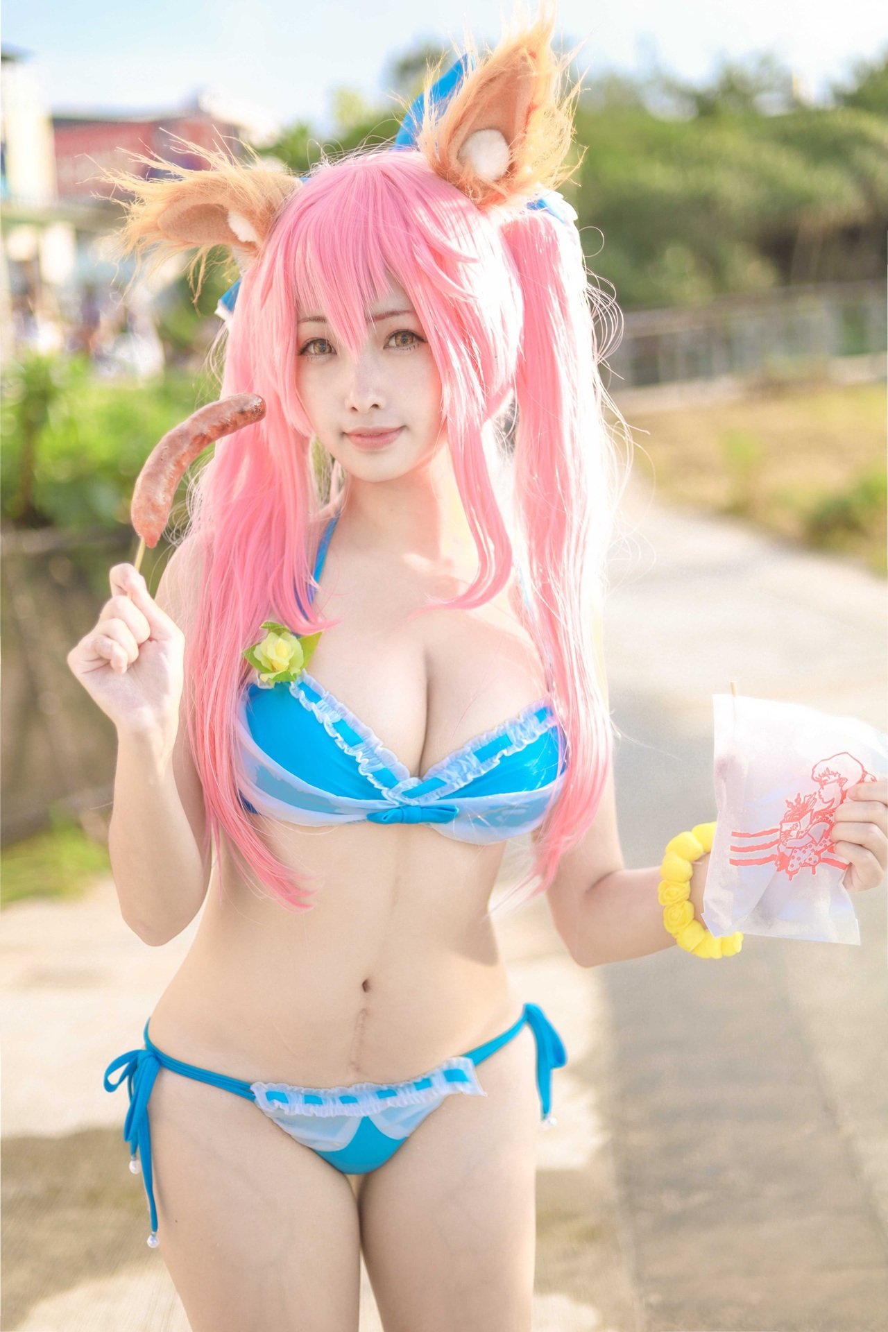 [毛毛喵 momocat] Tamamo no Mae Ver.Swimsuit 2