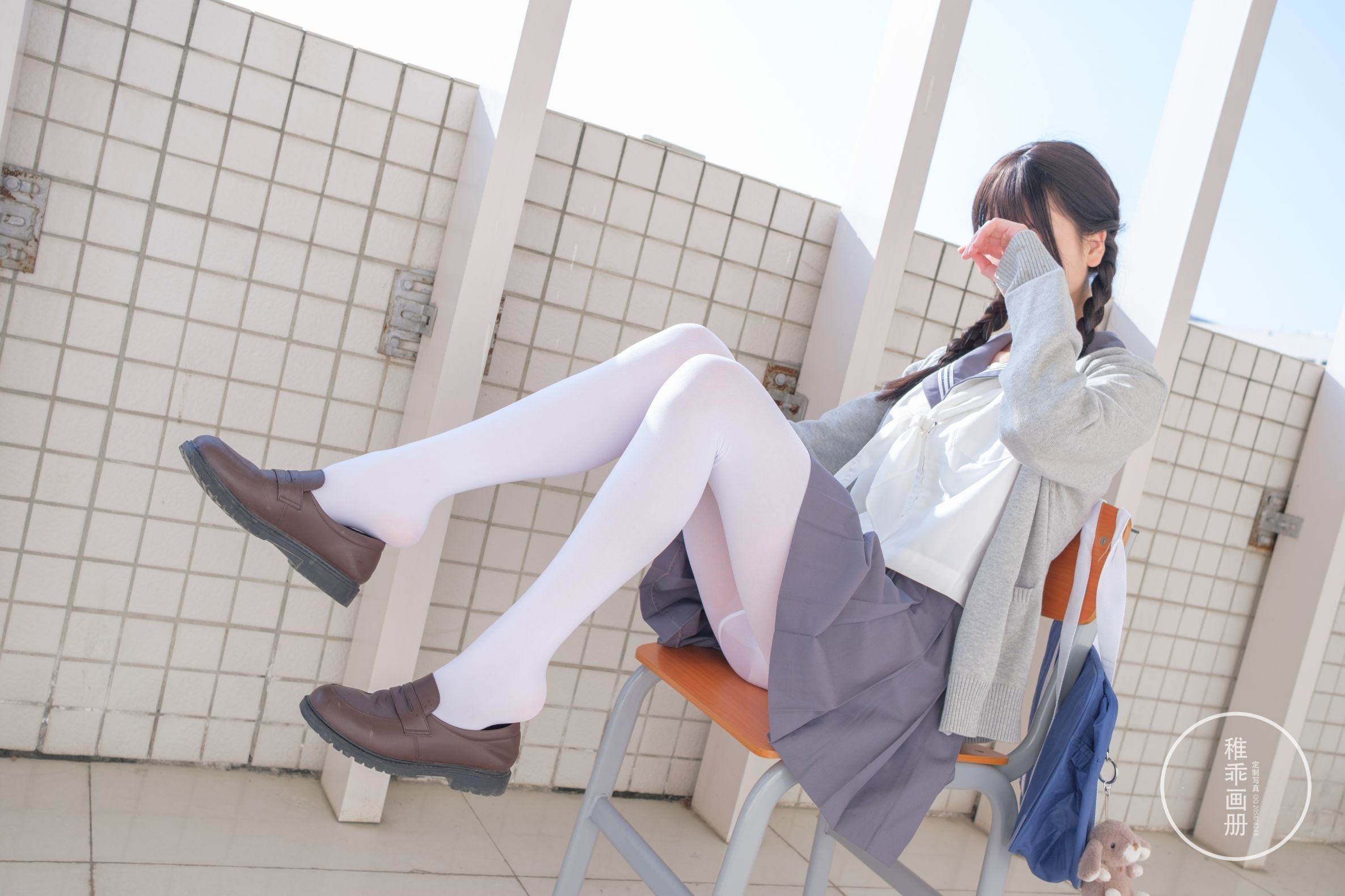 稚乖画册 - NO.05 晴空03 双马尾jk [71P1V-0.99GB] 33