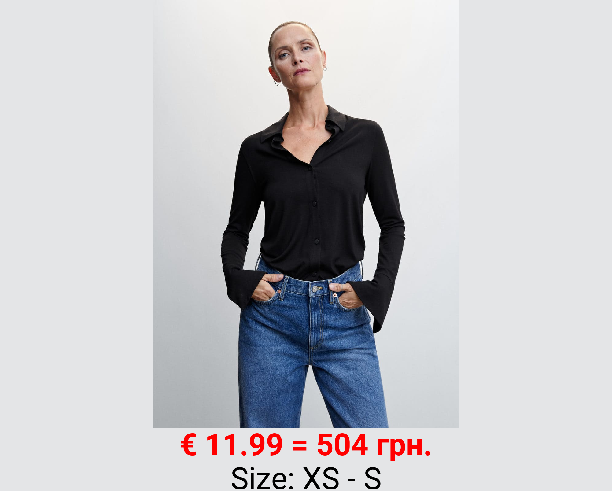 Camisa fluida botones