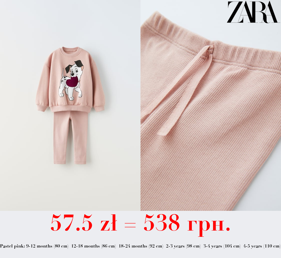 PLUSH 101 DALMATIANS © DISNEY SWEATSHIRT AND LEGGINGS CO-ORD