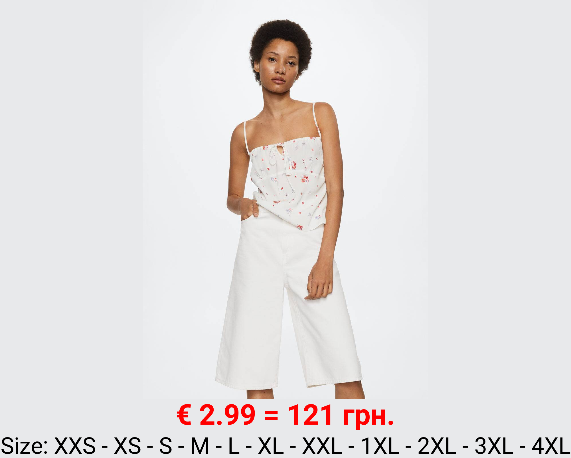 Top estampado floral