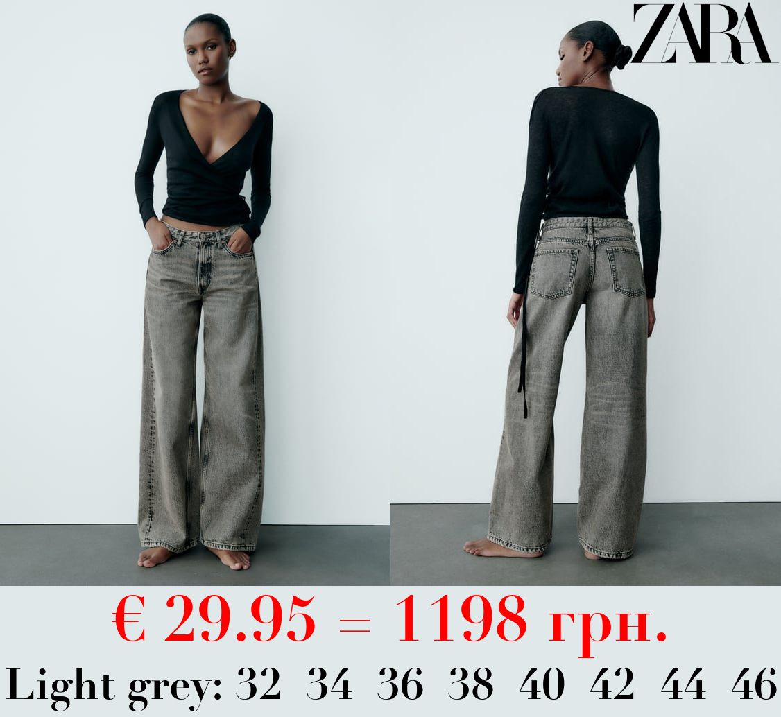 TRF WIDE-LEG MID-RISE FULL LENGTH JEANS