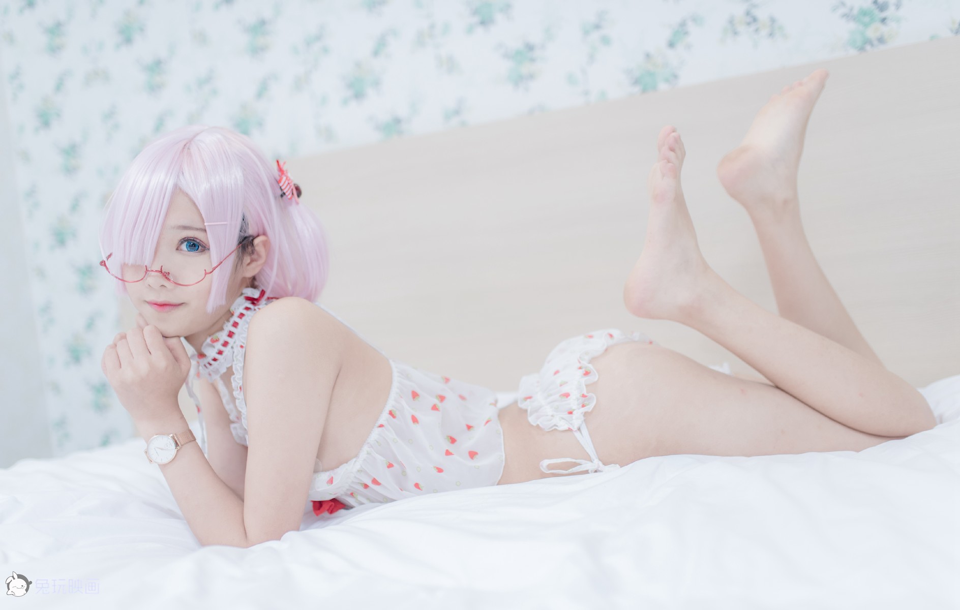 Cosplay 兔玩映画 草莓裙 35