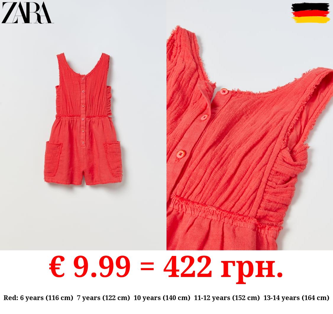 SHORT CONTRAST JUMPSUIT