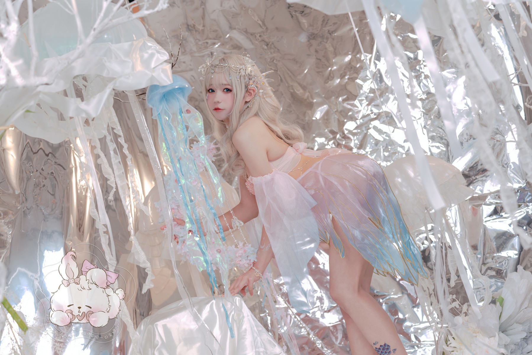 Cosplay 黏黏团子兔 海的女儿 3