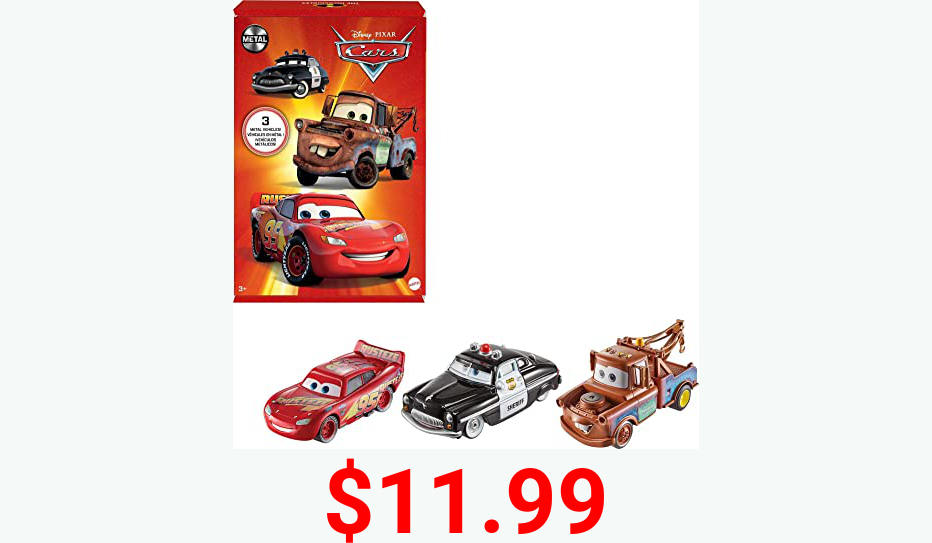 Disney/Pixar Cars Die-cast Vehicle 3-Pack [Amazon Exclusive]
