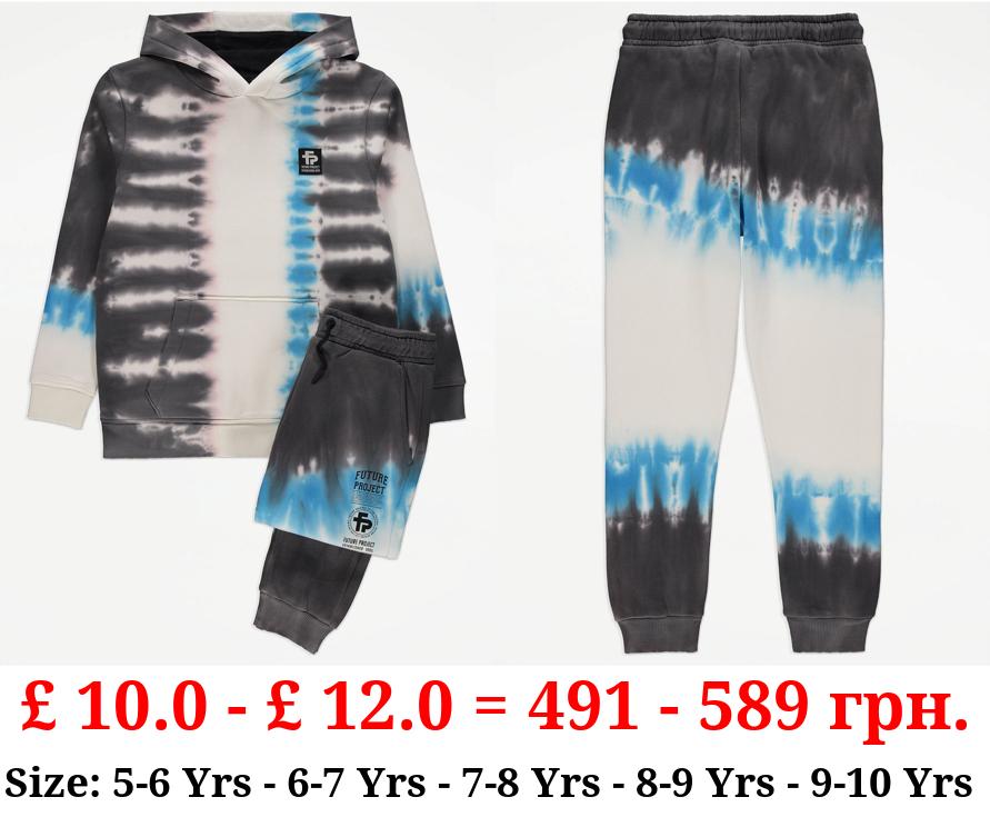 Tie Dye Hoodie and Joggers Outfit