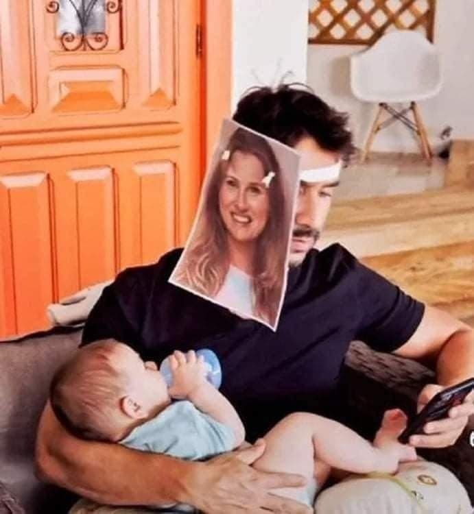 Truco para dar el biberón al bebé