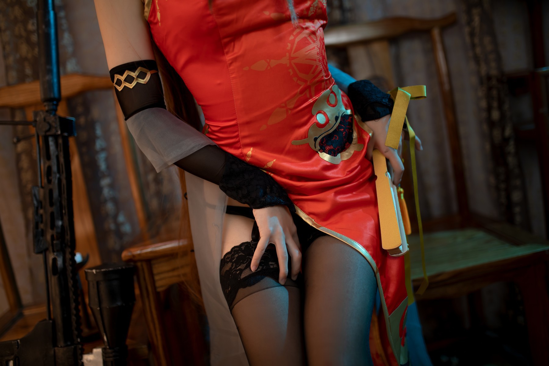 Cosplay 面饼仙儿 DSR50 红牡丹 34