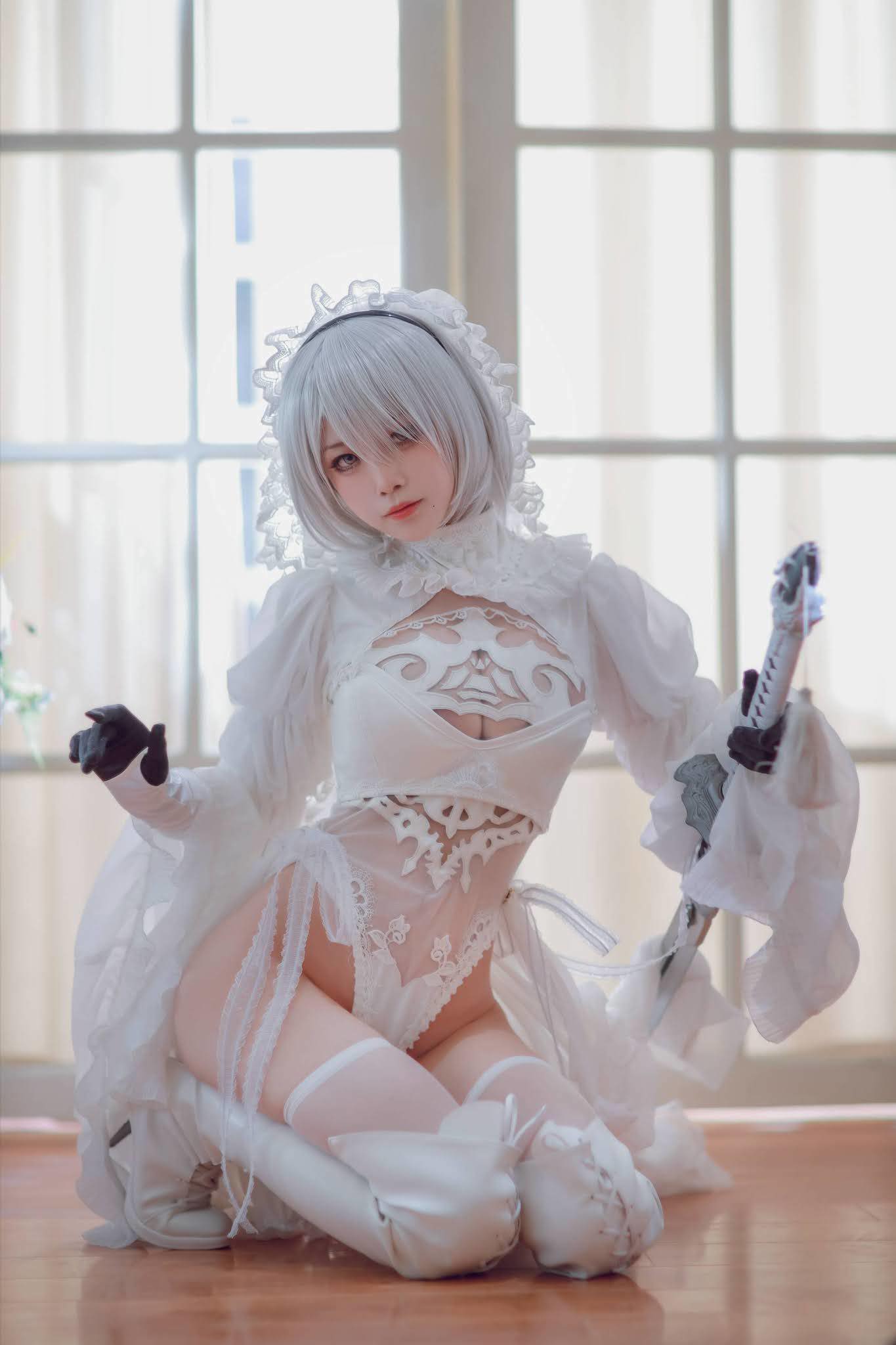 [水淼Aqua] 2B White Version NieR_Automata ニーア オートマタ 10