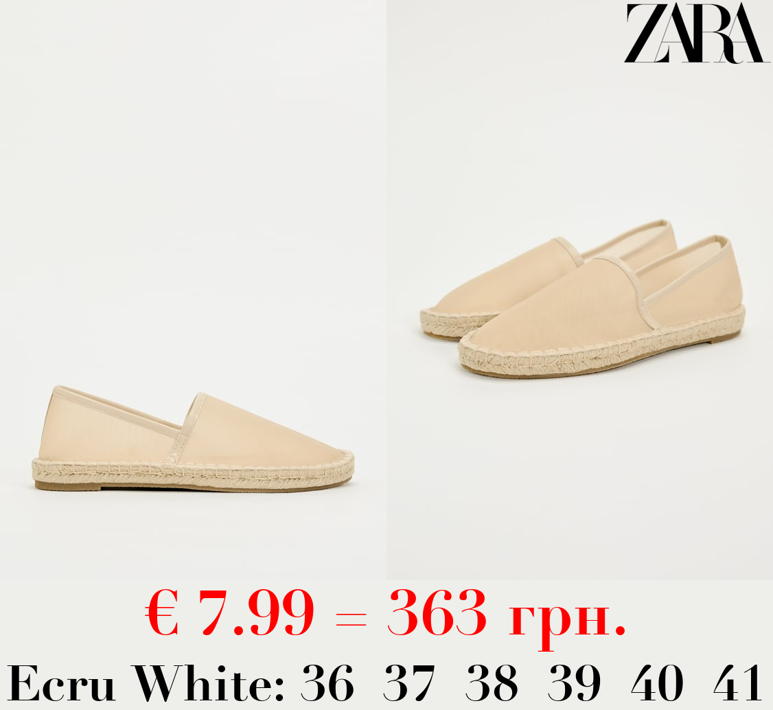 MESH ESPADRILLES