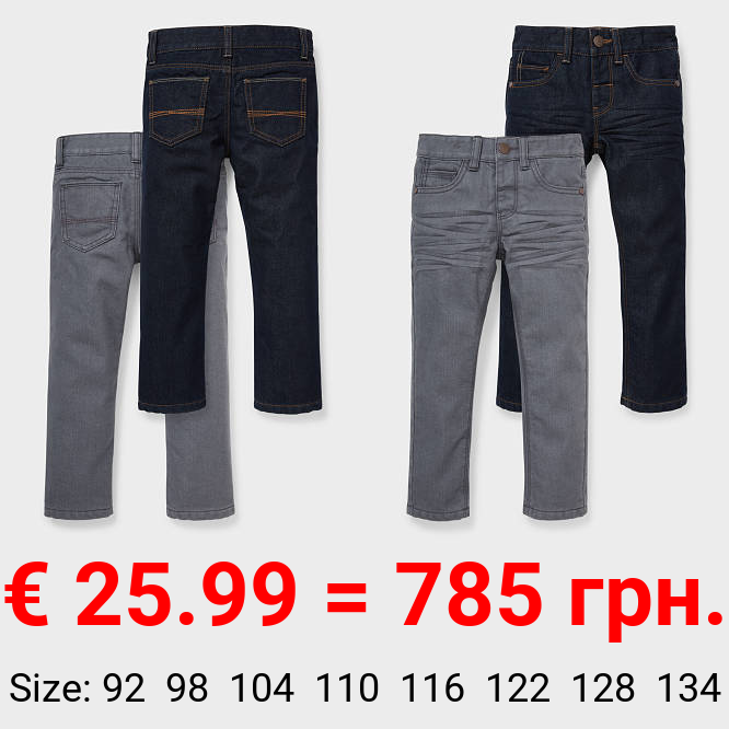Multipack 2er - Slim Jeans - Thermojeans