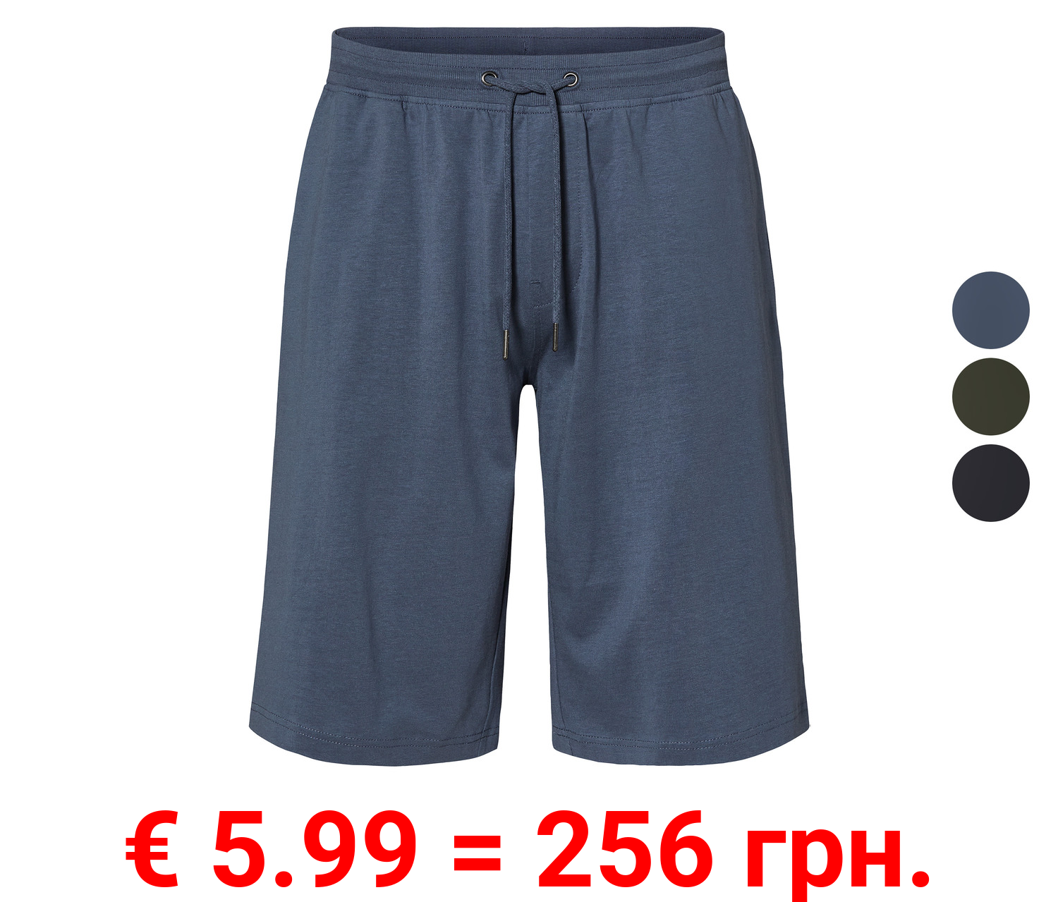 LIVERGY® Herren Bermuda aus bequemer Heavy-Jersey-Qualität