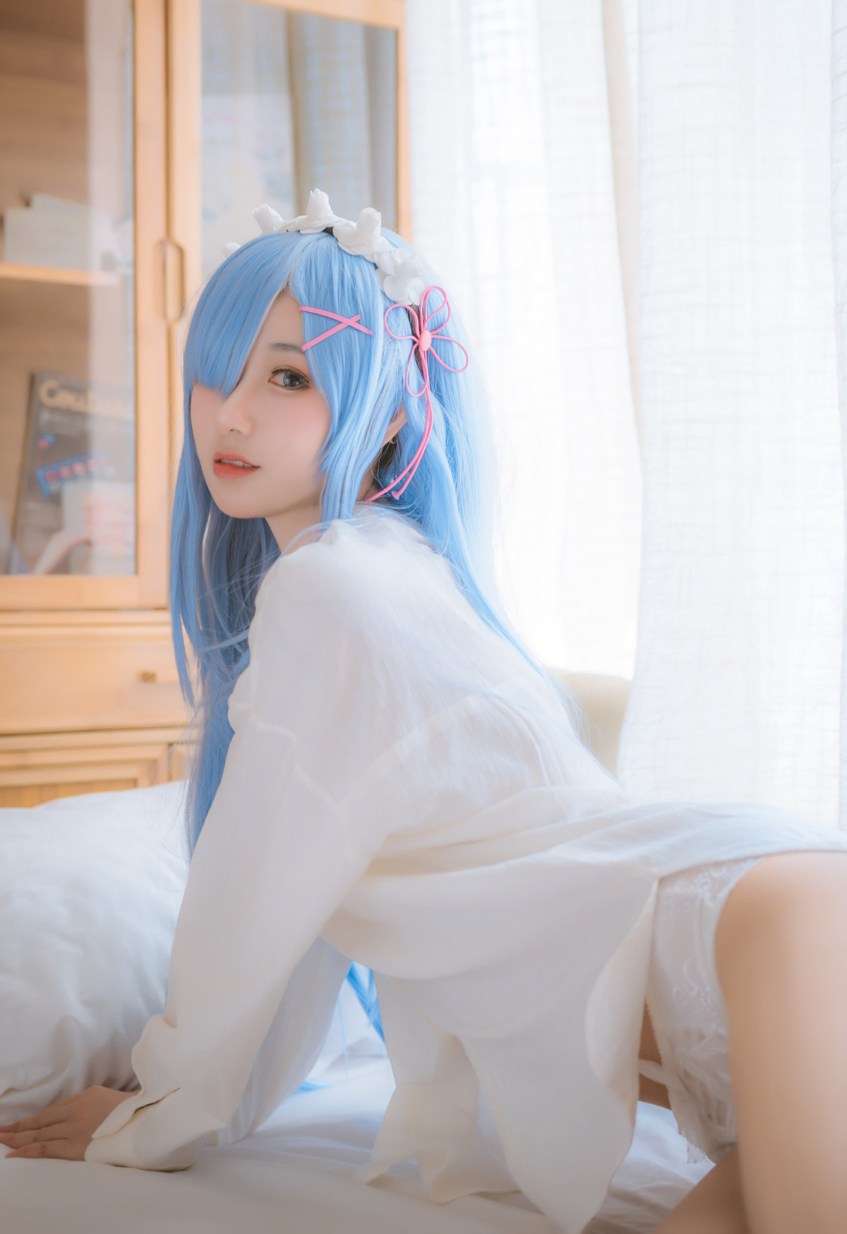 Cosplay 羽生三未图集 蕾姆 30