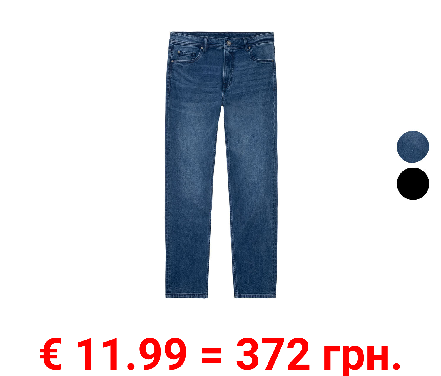 LIVERGY® Jeans Straight Fit Herren, mit Baumwolle, 5-Pocket-Style