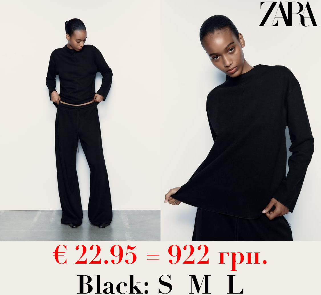 SOFT WIDE-LEG TROUSERS